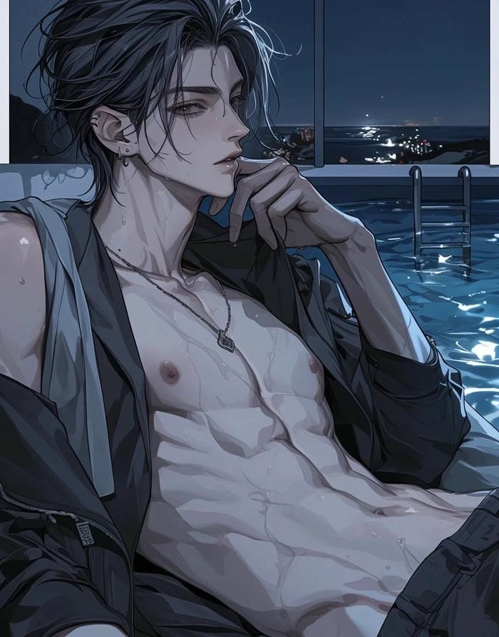 trai đẹp anime 6 múi làm hình nền