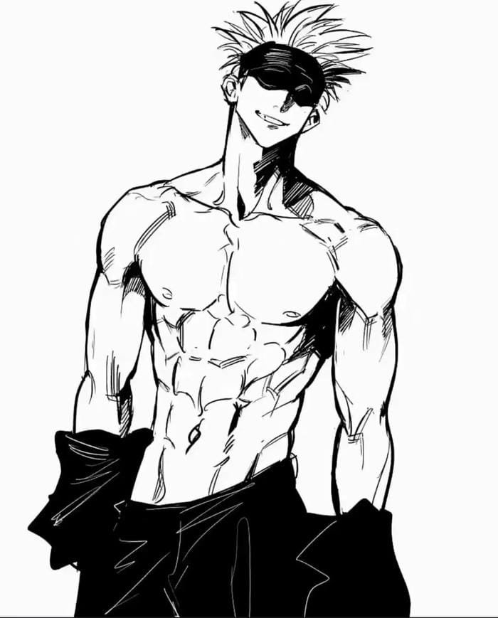 trai đẹp anime 6 múi phong cách