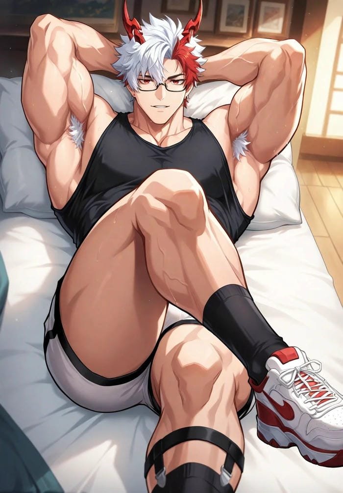 trai đẹp anime 6 múi phong độ