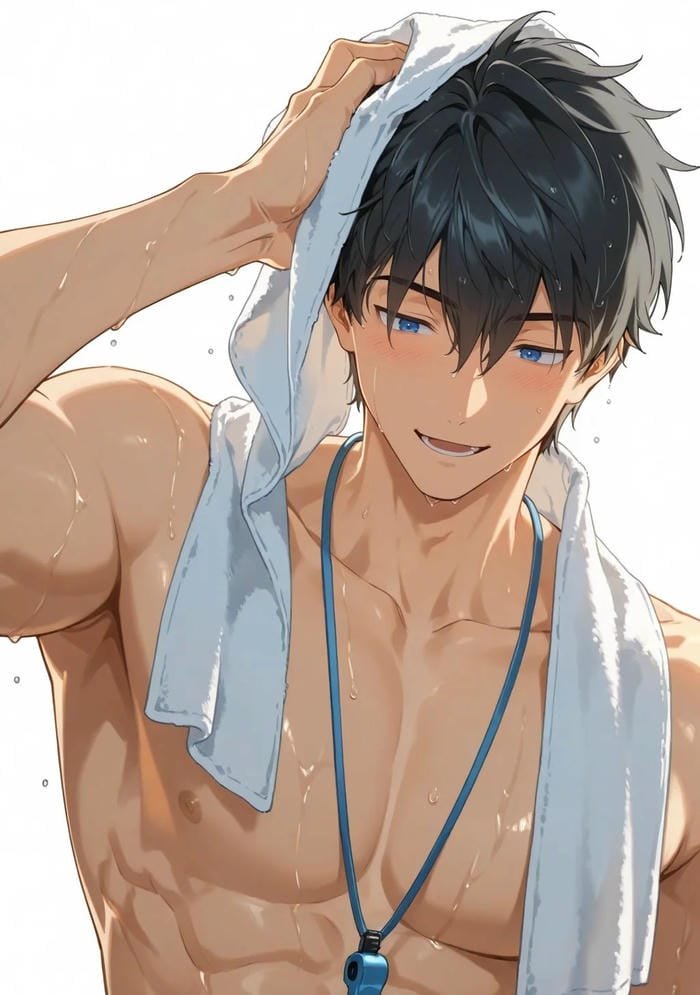 trai đẹp anime 6 múi thể hình