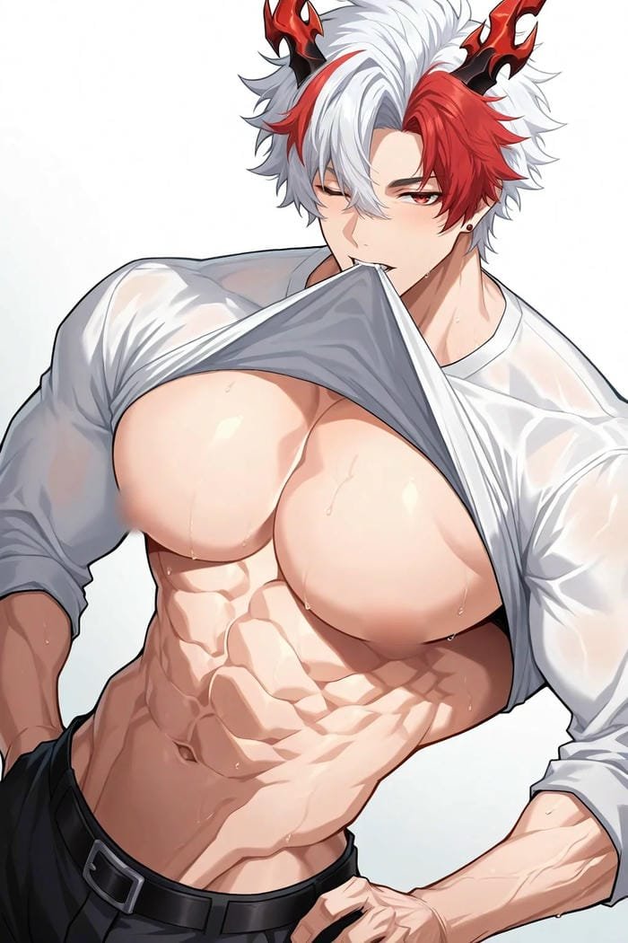 trai đẹp anime cơ bắp cuồn cuộn