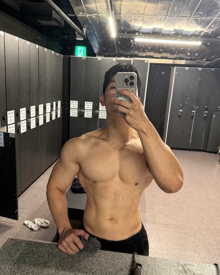 trai đẹp hàn quốc thể hình