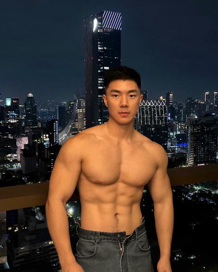 trai đẹp hàn quốc thể hình