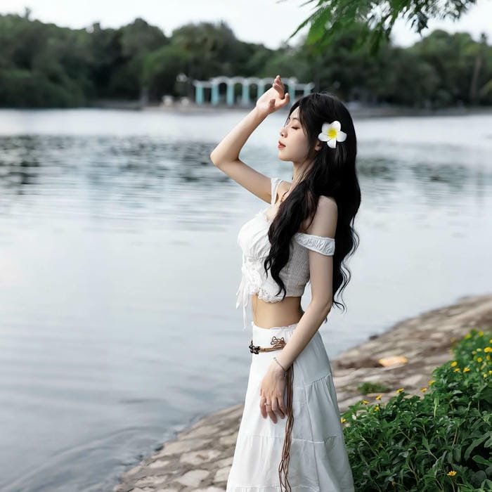 gái xinh TikTok trong trẻo