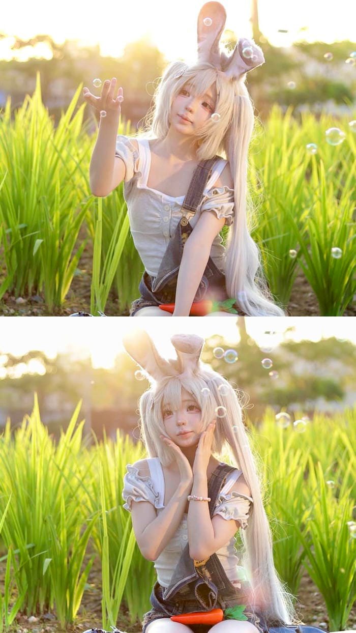 gái xinh cosplay thỏ sành điệu