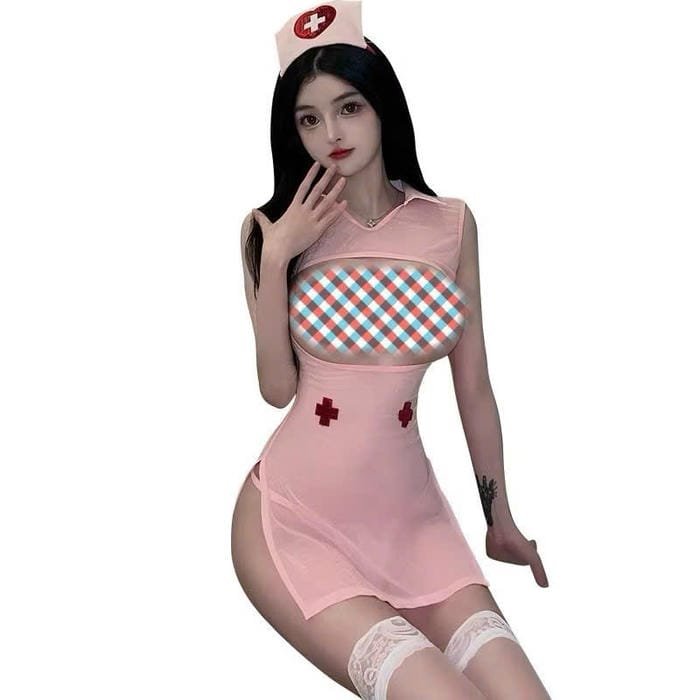 gái xinh cosplay y tá nghệ thuật