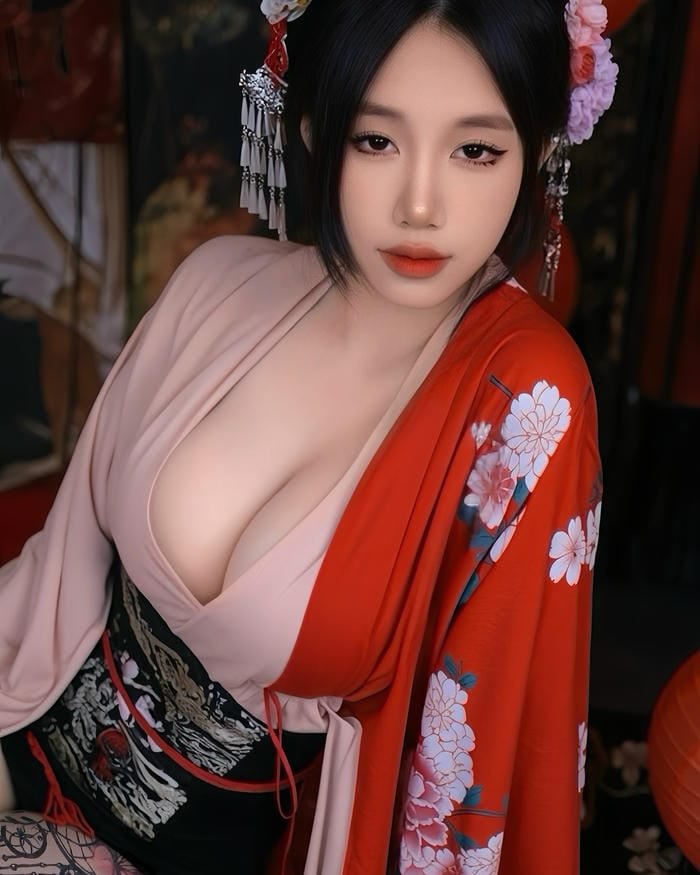 gái xinh khoe ngực tròn