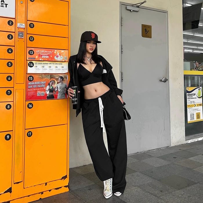 gái xinh ngầu phong cách