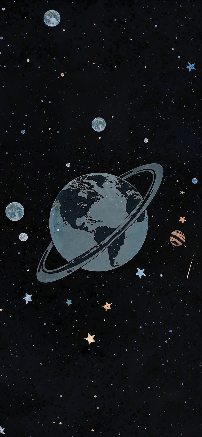 hình nền vũ trụ nền đen